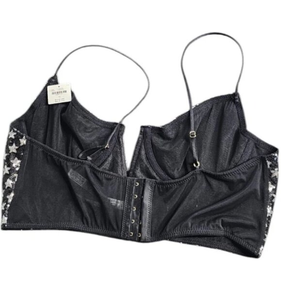 by Anthropologie Sequin Star Print Bralette - Picture 5 of 7
